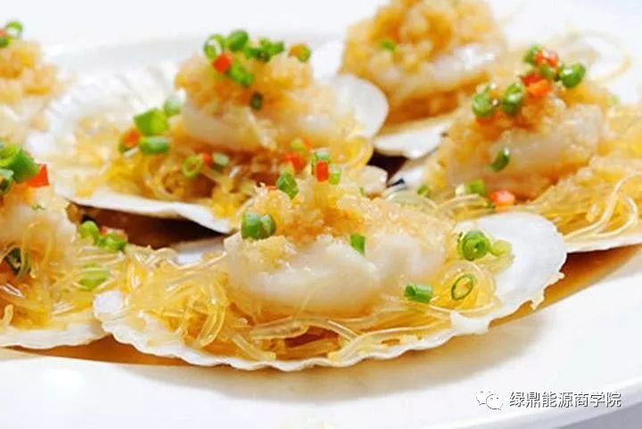 绿鼎记 蒜蓉粉丝蒸扇贝 食后三日 犹觉鸡虾乏味 绿鼎能源商学院微信公众号 62微信群 最大微信公众号二维码发布与分享平台